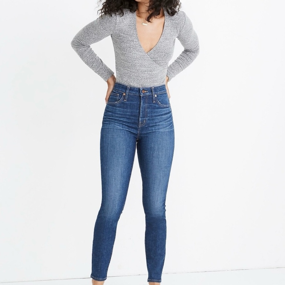 Madewell High Rise Blue Jeans